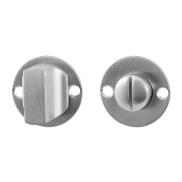 Toiletgarnituur GPF0910.07 38x2mm stift 8mm RVS geborsteld grote knop