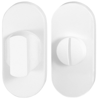 Toiletgarnituur GPF8911.44 70x32mm stift 5mm wit grote knop
