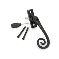 Wardlo raamboom links hendel 100mm smeedijzer zwart