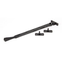 Wardlo raamuitzetter 333mm incl 2 pennen smeedijzer zwart