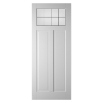 WK6533-A1-M3-S binnendeur stomp met glas in lood model 3