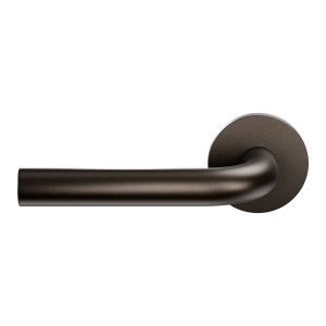 Deurkruk op rozet L-model 19mm Dark blend Linkswijzend