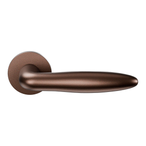Deurkruk op rozet Sigaar model Bronze blend