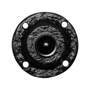 Klassieke deurbel KP0751 rond 58 mm smeedijzer zwart