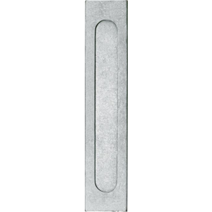 Mi Satori briefplaat verticaal chroom antiek mat