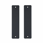 Aluminium binnendeurschild rechthoekig 180x41x6 mm GB, zwart