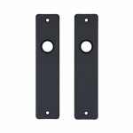 Aluminium binnendeurschild rechthoekig 180x41x6 mm KG-BL, zwart