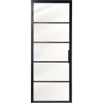 Austria deur/kozijn combinatie Nero Industriale Piave 56x37mm aluminium.