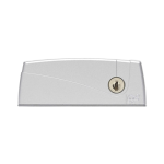 3016-00-90/BL AXA veiligheids oplegslot 3016 silverline gelakt kunststof