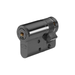 BKS janus 4601 halve cilinder, antraciet
