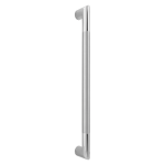 Deurgreep recht GPF75 25,4x350mm RVS gepolijst met RVS geborsteld