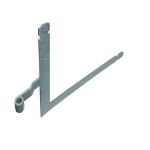 Garagedeurheng LO/RB EV verzinkt voor pen Ø16 mm, 500x500 mm