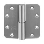 GPF0351.09 GPF paumelle 89x96mm ronde hoek RVS