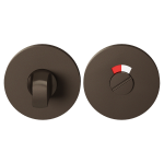 GPF0903VRA1 Dark Blend toiletgarnituur rond 53x6mm stift 8mm met rood/wit indicator