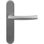 GPF1075.20 Tonga deurkruk op langschild WC63/8 grote knop
