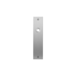 GPF1100.16L/R plaatschild blind rechthoekig links-/rechtsdraaiend RVS geborsteld