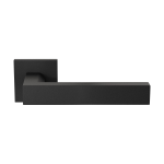 GPF1304.61.02 Tapu deurkruk op vierkante rozet zwart, 50x8mm