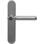 GPF2075.20 Moko duo deurkruk op langschild WC63/8 grote knop