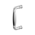 GPF4949.09A deurgreep Ika RVS geborsteld/RVS gepolijst gebogen130x60/114mm
