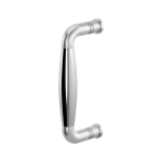 GPF4949.09B deurgreep Ika RVS geborsteld/RVS gepolijst gebogen 157x62/141mm