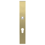 GPF9138.72P4 veiligheidsbinnenschild smal SKG 257x35x8mm rechthoekig PC72 PVD mat messing