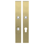 GPF9338.72P4 veiligheidsschilden met kerntrekbeveiliging PC72 PVD mat messing