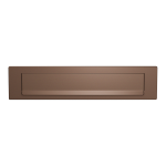GPF9830.A2 briefplaat Bronze blend 340x77 mm