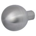 GPF9854.09 mat kogel knop 50mm t.b.v. veiligheidsschilden vast incl. wisselstift RVS matgeborsteld