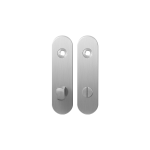 Kortschild GPF1100.10 WC72/8 normale knop RVS geborsteld