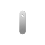 Kortschild GPF1100.10L blind linksdraaiend RVS geborsteld