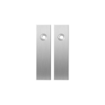 Kortschild GPF1100.15 blind RVS geborsteld
