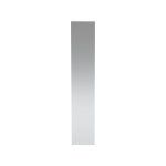 Langschild GPF1200.65L/R blind zonder krukgat RVS gepolijst