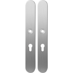 Langschild XL GPF1100.70 PC55 RVS geborsteld
