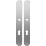 Langschild XL GPF1100.70 PC72 RVS geborsteld