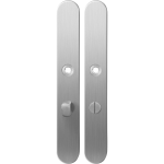 Langschild XL GPF1100.70 WC63/8 normale knop RVS geborsteld