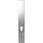 Langschild XL GPF1200.75 PC55 zonder krukgat RVS geborsteld