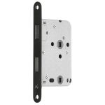 Mauer 1545 bad/wc slot RVS met magneetschoot en zwarte voorplaat