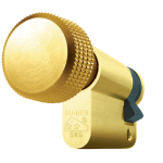 Mauer halve knopcilinder messing