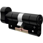 M&C Matrix antikerntrek dubbele knopcilinder, zwart