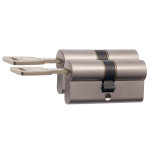 Nemef 142/9 profielcilinder NF4 serie dubbele cilinder 30/30 gelijksluitend per 2
