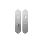 Plaatschild GPF1100.12 WC55/8 normale knop RVS geborsteld