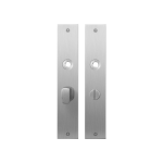 Plaatschild GPF1100.26 WC55/8 grote knop RVS geborsteld
