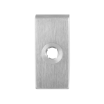 Rozet GPF1100.01L 70x32x10mm RVS geborsteld linksdraaiend