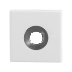 Rozet GPF8100.42L 50x50x8mm wit linksdraaiend
