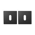 Sleutelrozet 53x8mm mat zwart egaal 