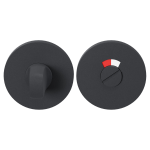 Toiletgarnituur GPF0903VRAS 53x6,5mm stift 8mm antraciet