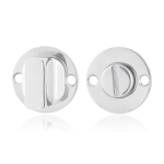 Toiletgarnituur GPF0910.47 38x2mm stift 8mm RVS gepolijst grote knop