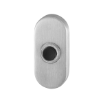 Voordeurbel GPF9826.04 ovaal 70x32x10 mm RVS geborsteld