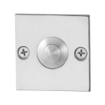 Voordeurbel GPF9827.48 vierkant 50x50x2 mm RVS gepolijst