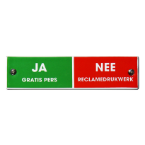 BB-09 emaille brievenbusbord